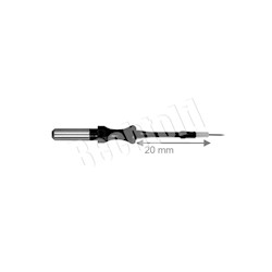 Elektrody elektrochirurgiczne REGER wolframowe z izolacją ceramiczną 4 mm