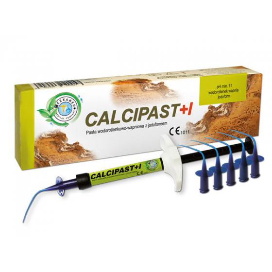 Materiały do zabiegów endodontycznych Cerkamed CALCIPAST + I
