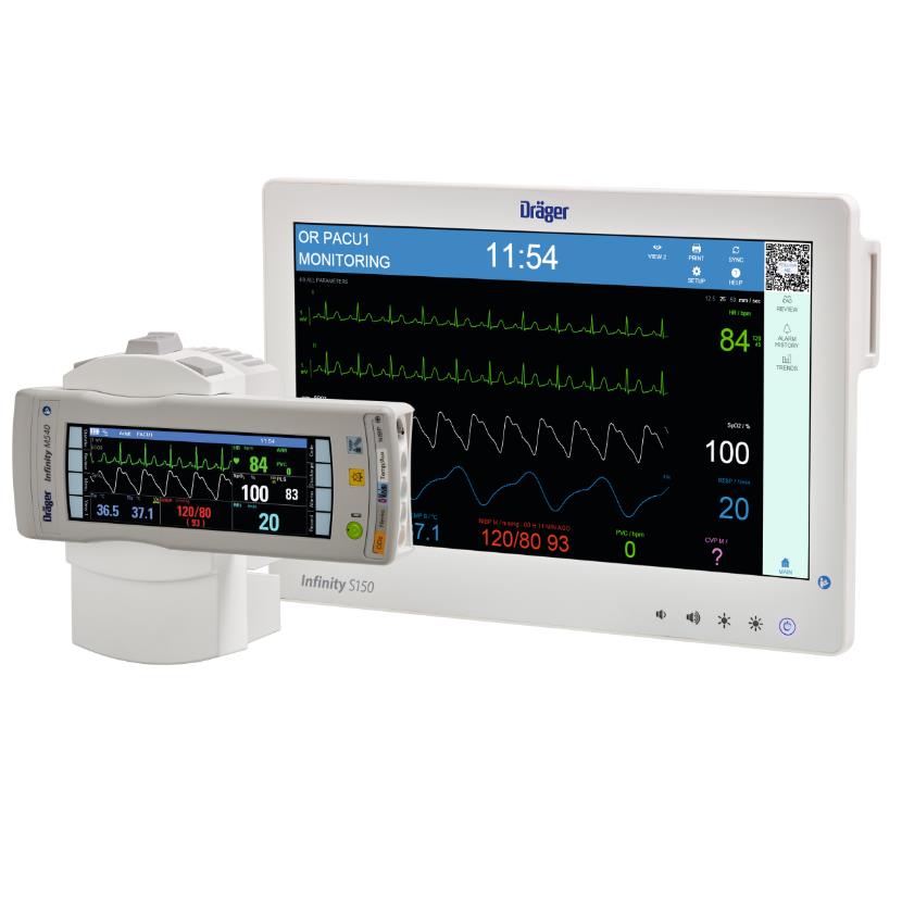 Monitory podstawowych funkcji życiowych Dräger Infinity MView