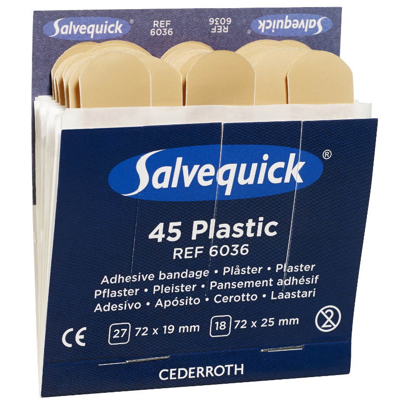 Plastry w paskach Cederroth Salvequick REF 6036