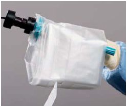 Pokrowce na urządzenia medyczne na salę operacyjną Ecolab Pokrowiec (sterylny) - pierścień 85 mm - ułatwiający zakładanie, perforowana końcówka 17541