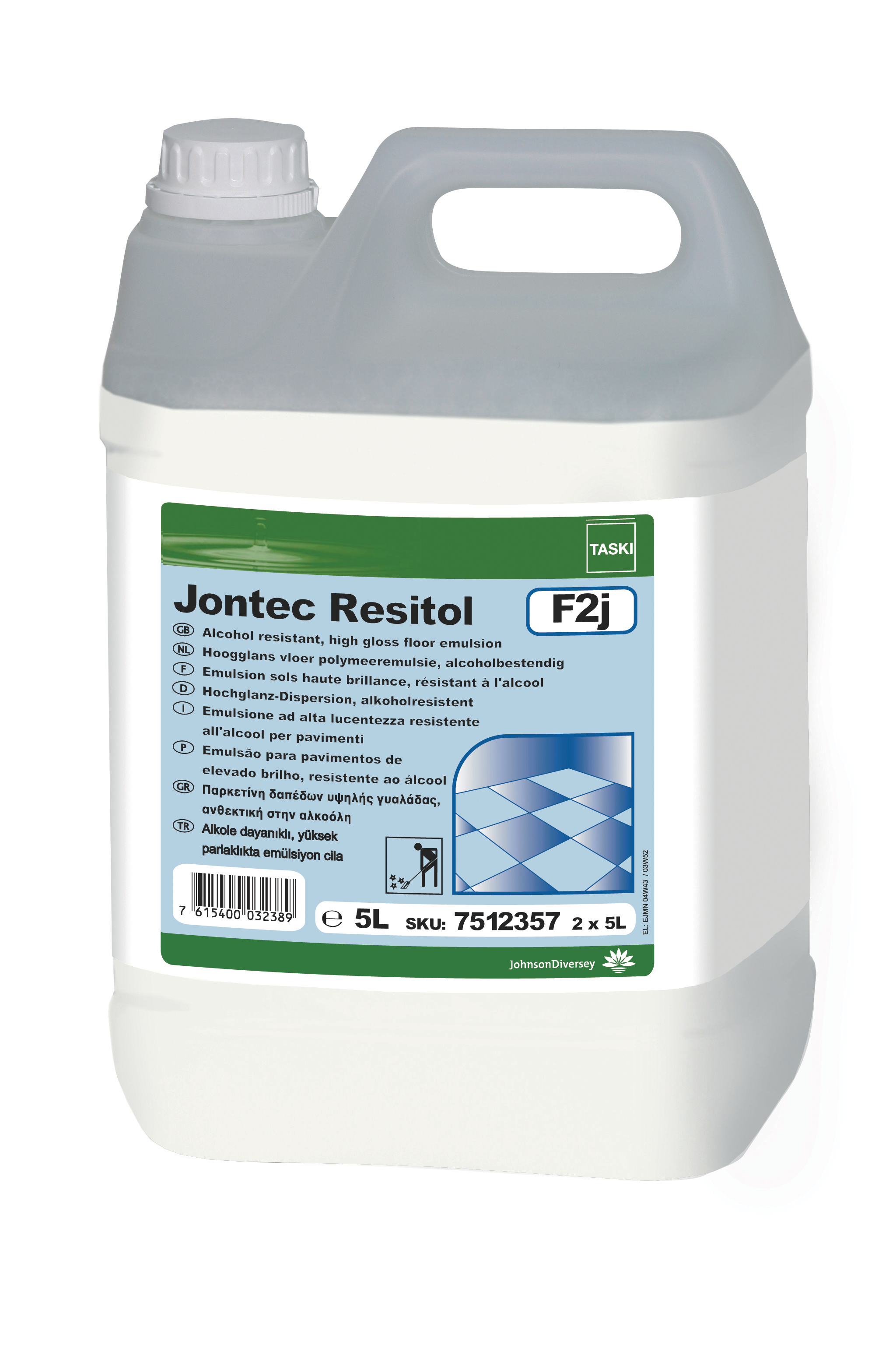 Preparaty konserwujące do podłóg Diversey Taski Jontec Resitol F2j
