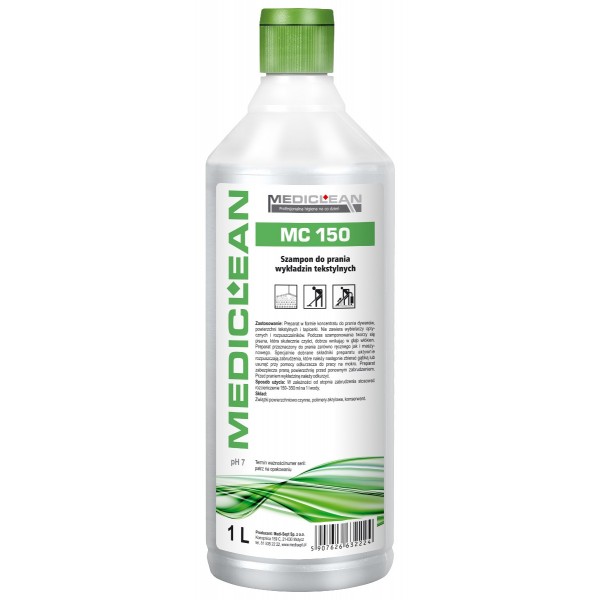 Preparaty myjące do podłóg, wykładzin i tapicerek Mediclean MC 150 Carpet Clean
