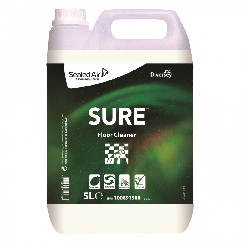 Preparaty myjące do podłóg, wykładzin i tapicerek Diversey SURE Floor Cleaner