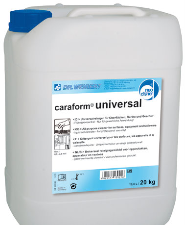 Preparaty myjące do powierzchni ponad podłogowych Dr. Weigert Caraform universal