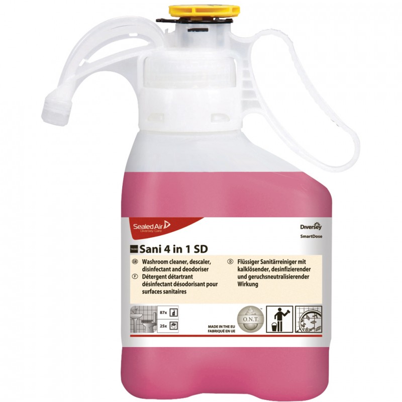 Preparaty myjące do sanitariatów Diversey TASKI Sani 4in1 SD