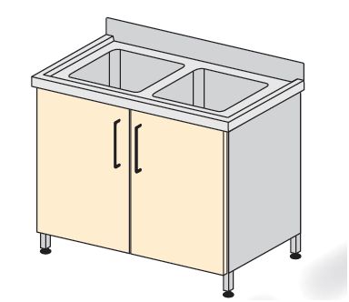 Szafki zlewozmywakowe TRIBO SK 3002/01