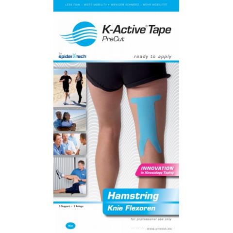 Taśmy kinezjologiczne (Tapy,Tejpy) NITTO DENKO K-Active Tape PreCut Mięsień Kulszowo-Goleniowy