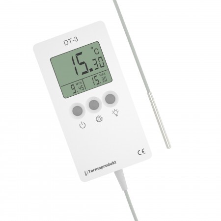Termometry elektroniczne laboratoryjne Termoprodukt DT-3 min/max/alarm