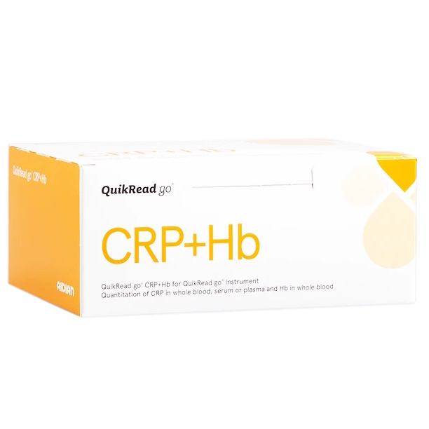 Testy do analizatorów, aparatów do CRP i STREP-A Aidian QuikRead go CRP+Hb