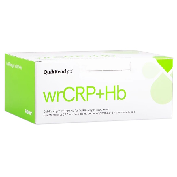 Testy do analizatorów, aparatów do CRP i STREP-A Aidian QuikRead go wrCRP+Hb