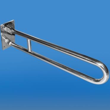 Uchwyty łazienkowe uchylne dla niepełnosprawnych Corrado UUWC fi 25 INOX