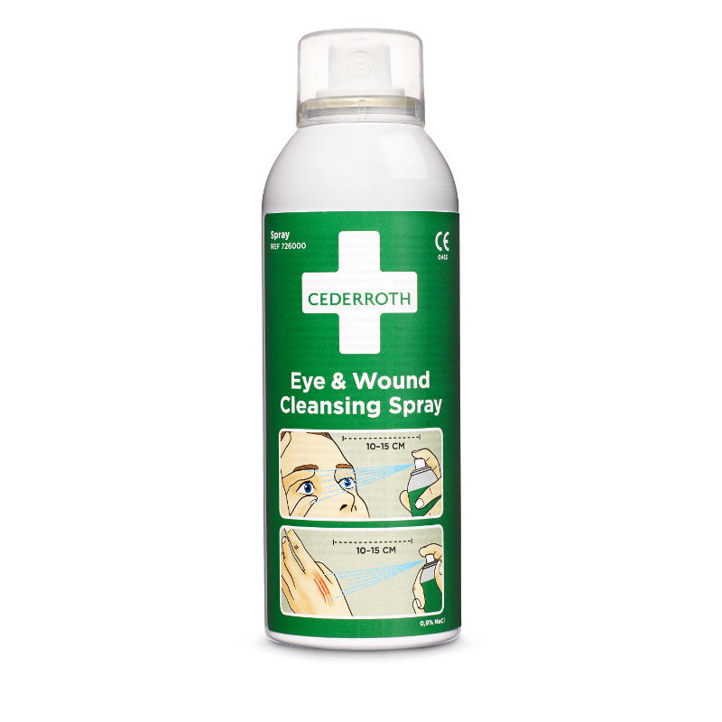 Zestawy i płyny do płukania oka Cederroth Eye & Wound Cleansing Spray 726000