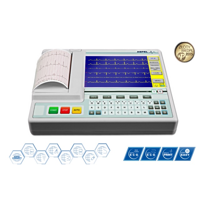 Aparaty EKG - Elektrokardiografy ASPEL GREY v.07.305 / GREY v.07.325