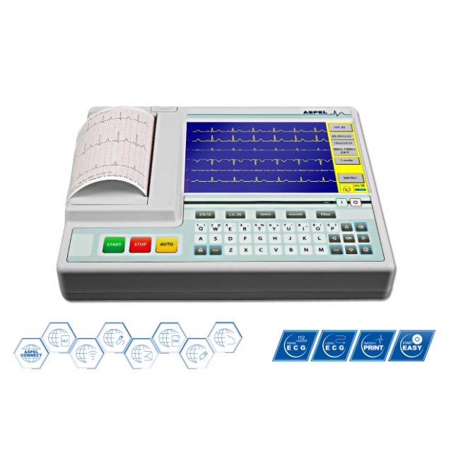 Aparaty EKG - Elektrokardiografy ASPEL GREY v.07.305 / GREY v.07.325