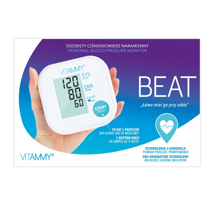 Ciśnieniomierze elektroniczne VITAMMY BEAT