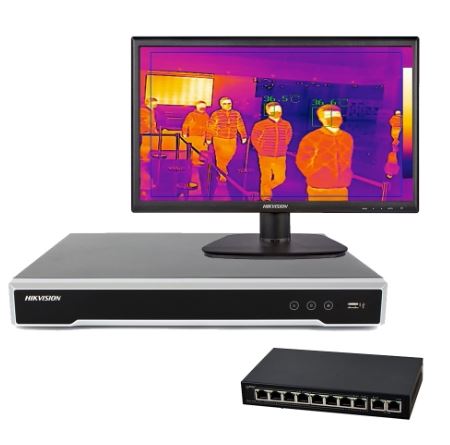 Kamery stacjonarne do pomiaru temperatury ciała osób Hikvision DS-2TD2617B-6/PA(B)