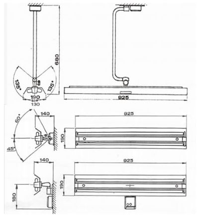Lampy bakteriobójcze bezpośrednie BakMed LB-301.1 2x30