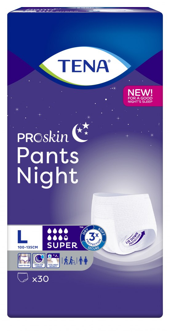 Majtki chłonne Tena PANTS ProSkin SUPER NIGHT
