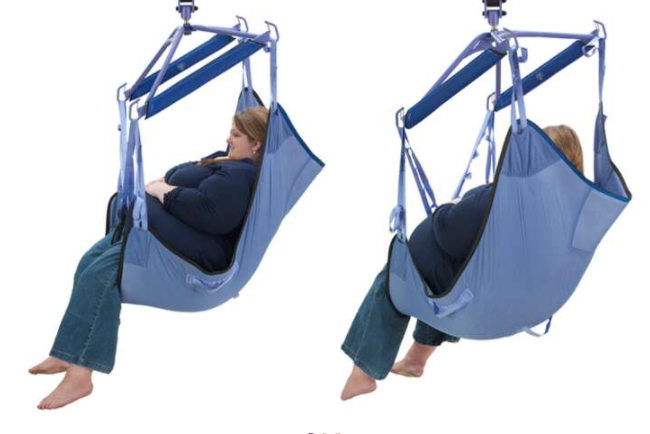 Nosidła do podnośników dla osób niepełnosprawnych Arjo Bariatric Hammock Sling Div Legs