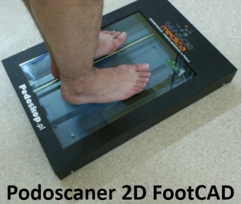 Podoskopy Sensor Medica Podoscan 2D FootCAD