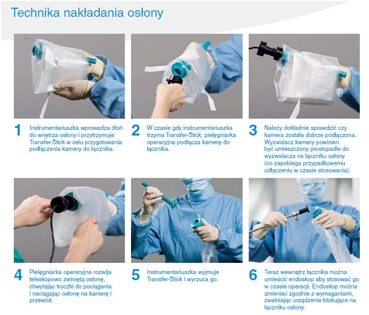 Pokrowce na urządzenia medyczne na salę operacyjną Ecolab Pokrowiec - ze złączką Steri-Stick 9907