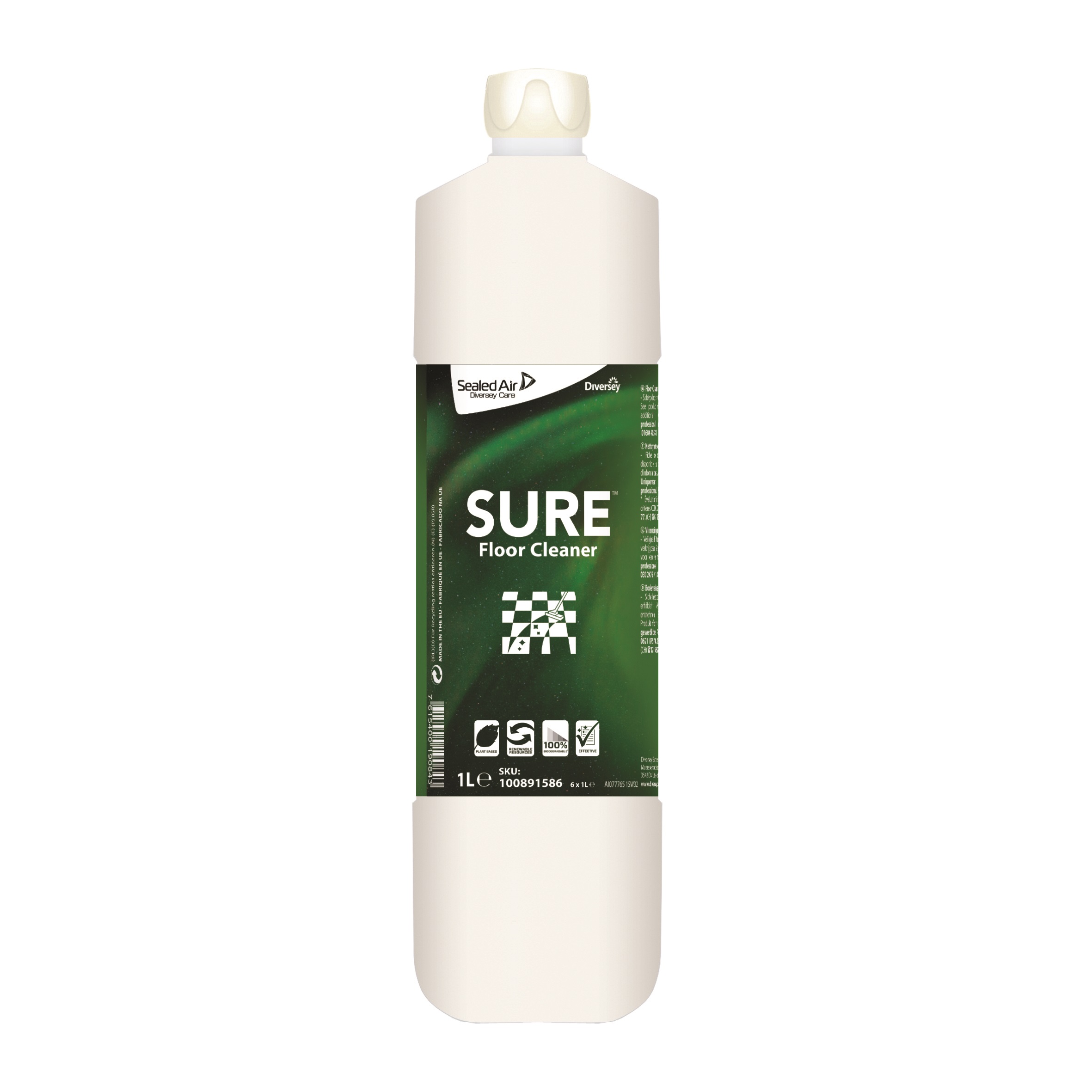 Preparaty myjące do podłóg, wykładzin i tapicerek Diversey SURE Floor Cleaner