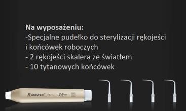 Skalery stomatologiczne Woodpecker DTE PT MASTER 3