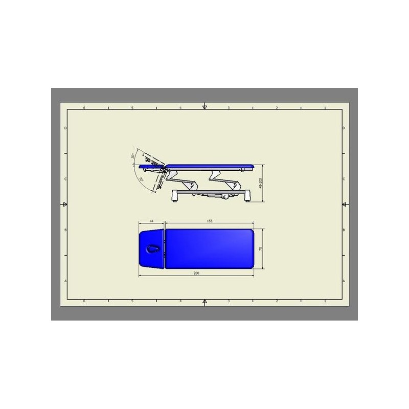 Stoły terapeutyczne WSTECH SS-M01, SS-M02, SS-M03