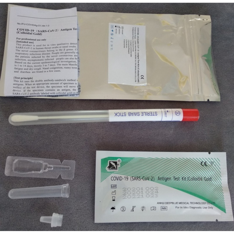 Testy do wykrywania obecności koronawirusa SARS-CoV-2 (COVID-19) Deepblue Covid-19 (SARS-CoV-2) Antigen