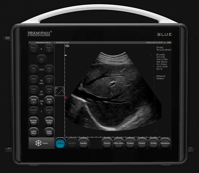 Ultrasonografy kieszonkowe ręczne (USG) DRAMIŃSKI BLUE